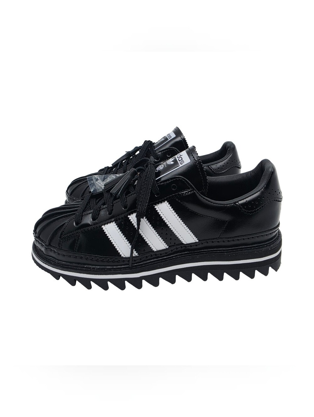 Adidas Originals Superstar CLOT Tassel Sneakers Black White 8.5M, 9.5W (IH5953)
